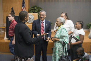 Rep. Bobby Scott at Community Reception for the Juvenile Transfer Campaign (2009)