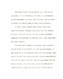 Speech on Crime from Rep. Barbara Jordan (1977)