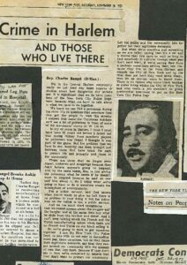 Crime in Harlem and Those Who Live Thereby Rep. Charles Rangel (1972)