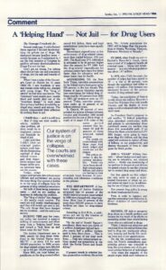 Rep. George Crockett Jr. on Drug Decriminilization (1990)