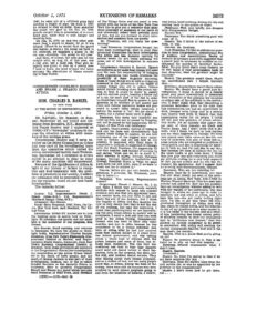 Congressional Record of Rep. Charles Rangel’s Remarks on the Issues at Attica Prison  (1971)