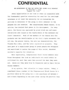 An Assessment of the CBC after the Crime Bill Debacle (1994)