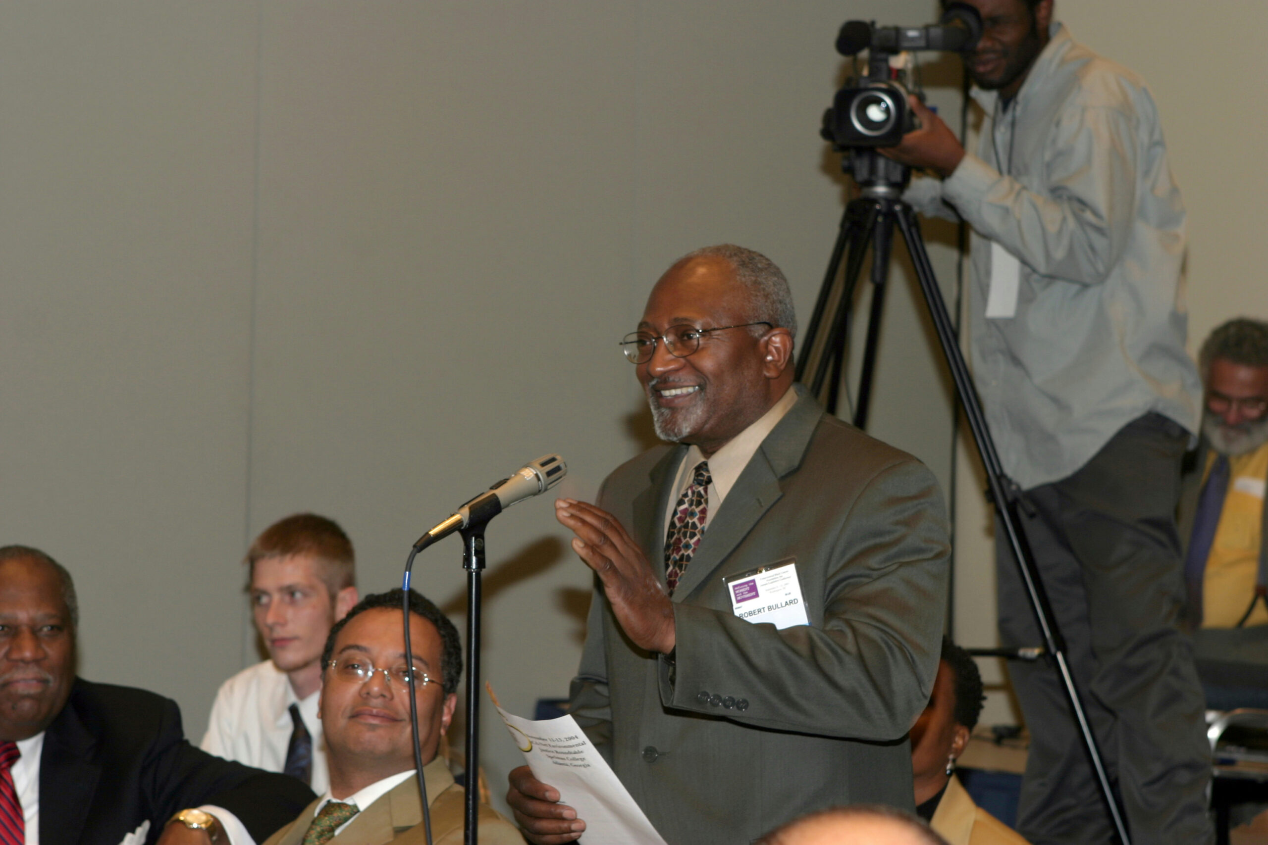 Robert Bullard speaking at 2004 Environmental Braintrust