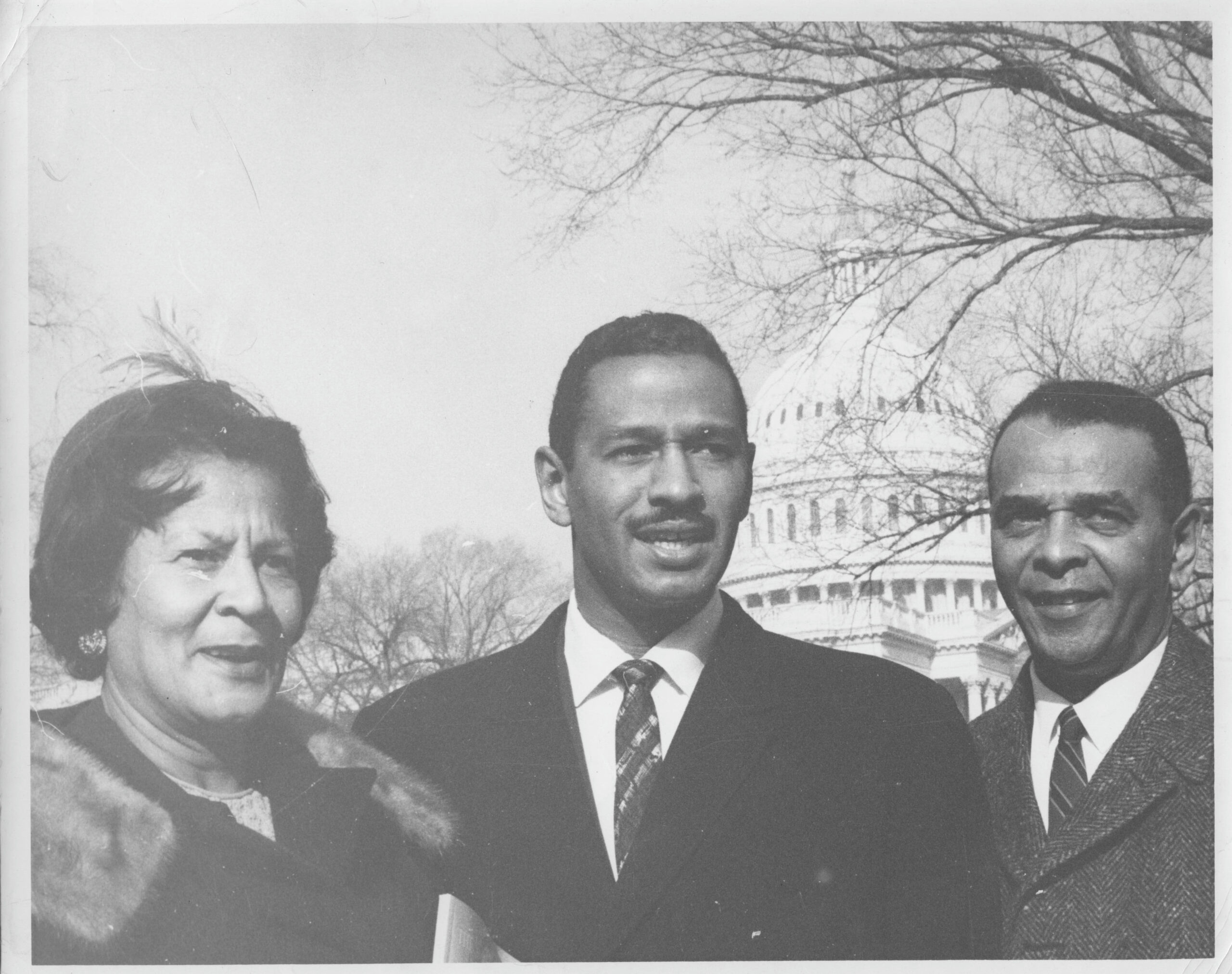 Rep. John Conyers Jr. (D-MI) and Parents