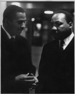 Rep. John Conyers Jr. (D-MI) with Rev. Martin Luther King Jr.