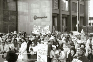 Detroit Free South Africa Protest