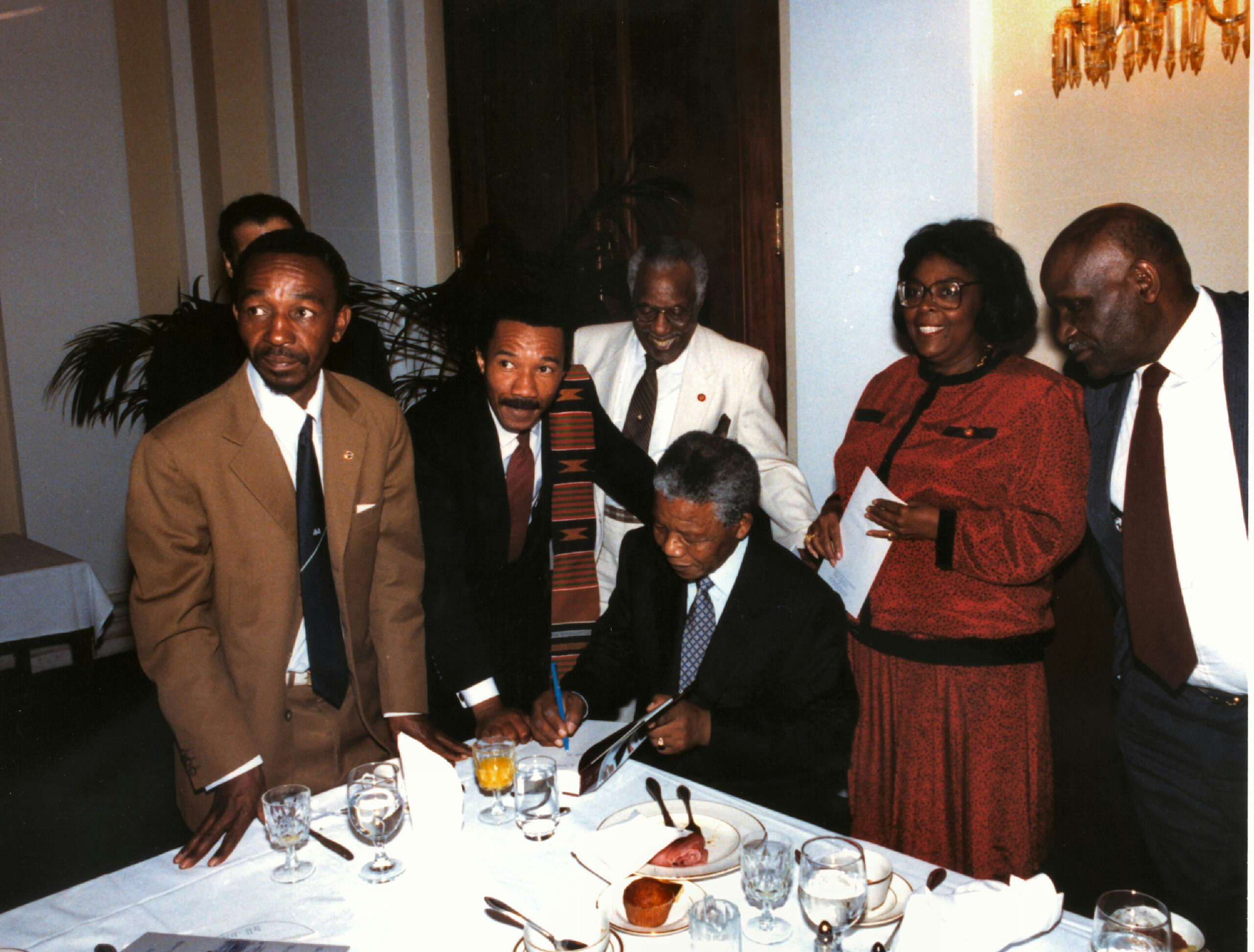 CBC Members with Nelson Mandela