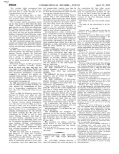 Commemorating the 40th Anniversary of the Fair Housing Act – Congressional Record (2008)