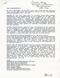 Congressional Black Caucus letter to colleagues regarding block grants and reconciliation (1981)