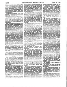 Rep. Parren Mitchell on including testing in Fair Housing Amendments Act – Congressional Record (1980)