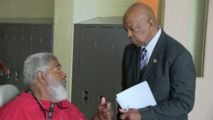 Rep. Elijah Cummings and constituents at foreclosure prevention workshop (2012)