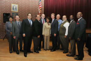 Rep. Maxine Waters with Housing and Urban Development Secretary Shaun Donovan (2012)