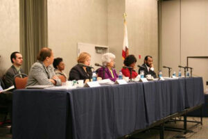 Members of the Congressional Black Caucus participate in hearing on foreclosures (2007)