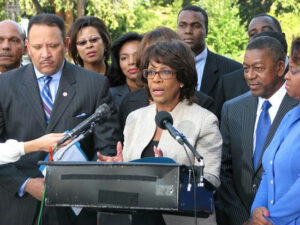 Rep. Maxine Waters at press conference on subprime mortgage crisis (2008)