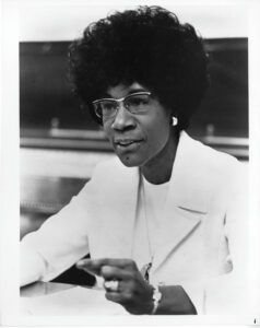 Rep. Shirley A. Chisholm (D-NY)