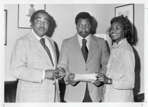 Rep. Charles Rangel (D-NY) and Rep. Yvonne Braithwaite Burke (D-CA)