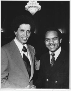 Rep. Harold E. Ford Sr. (D-TN) and Del. Walter E. Fauntroy (D-DC)