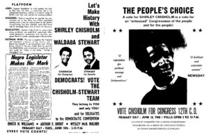 The People’s Choice: A Vote for Shirley Chisholm