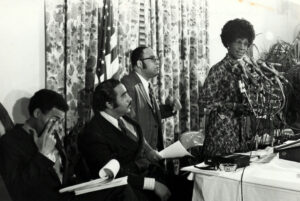 Press Conference Following Meeting with President Richard Nixon