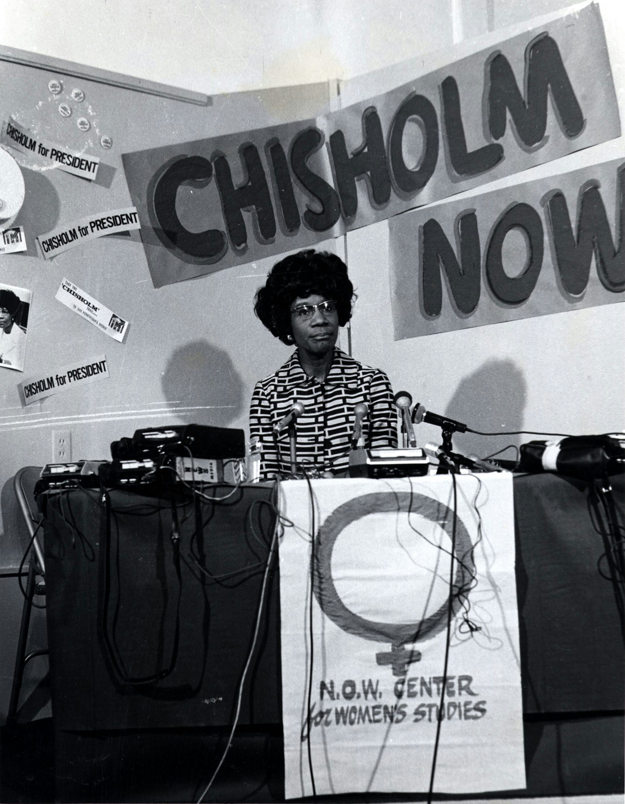 Rep. Shirley Chisholm (D-NY) during Presidential Campaign