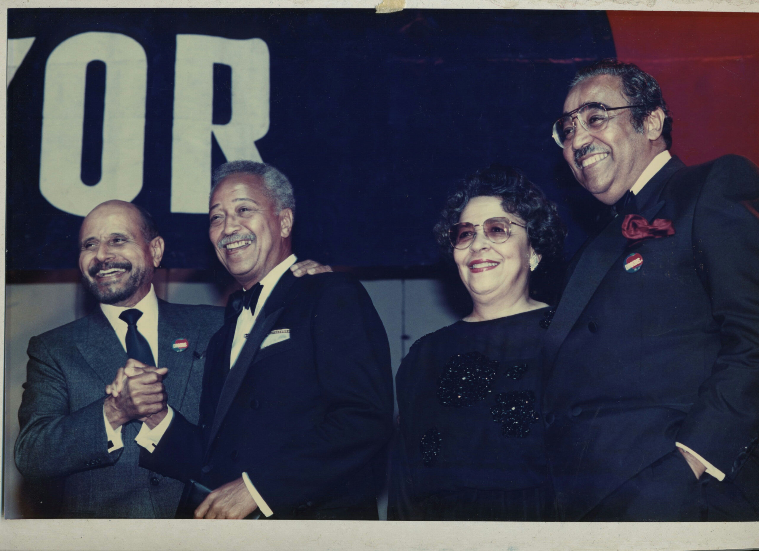 Rep. Charles B. Rangel (D-NY) Supporting New York Mayoral Candidate David Dinkins