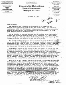 Letter from William Gray to George Crockett