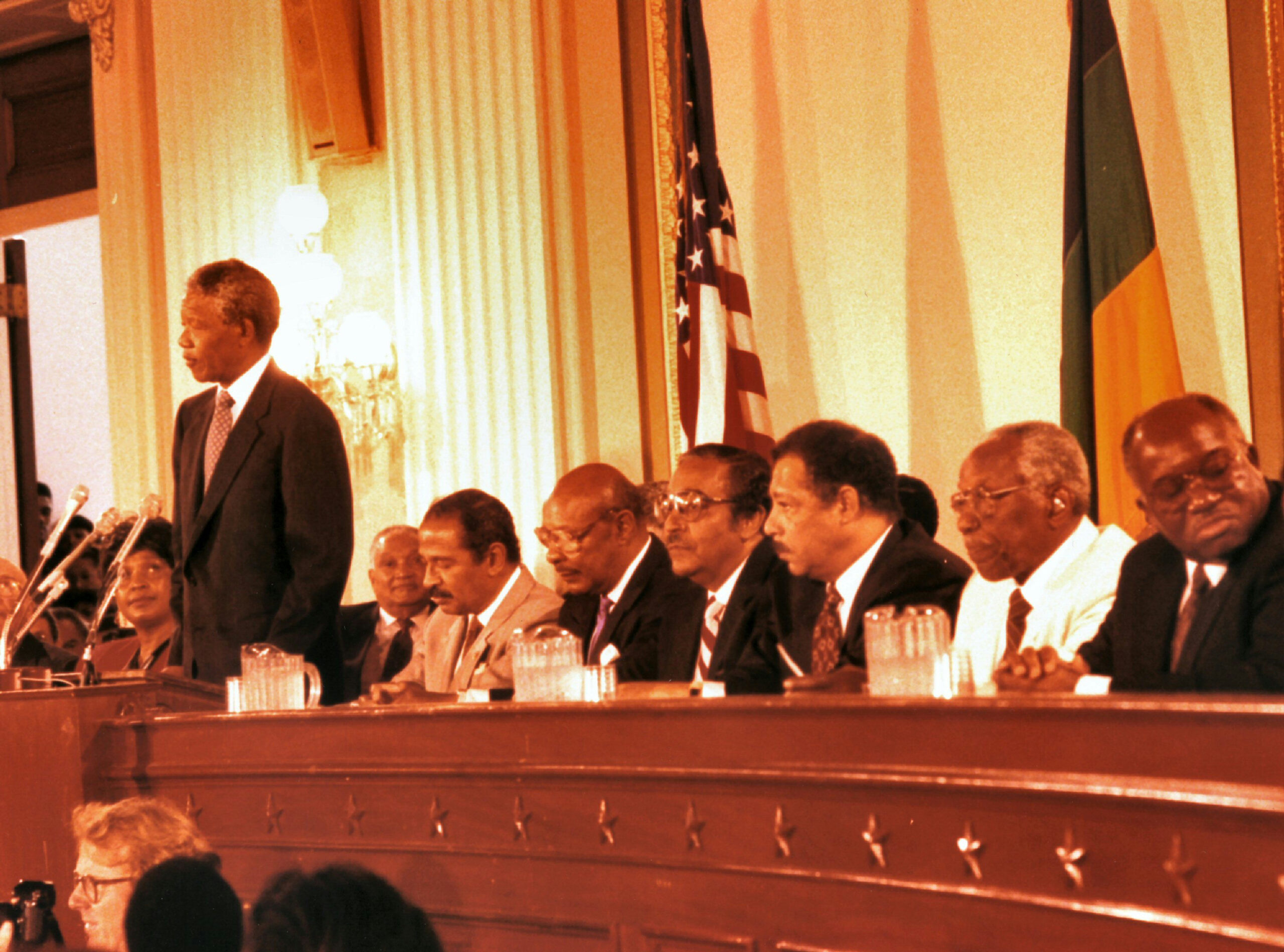 CBC Members with Nelson Mandela