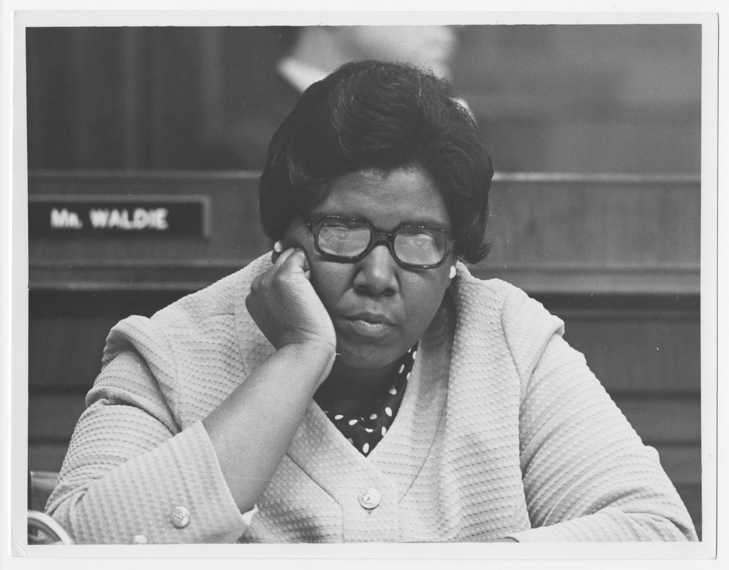Rep. Barbara Jordan (D-TX) at Judiciary Committee Hearing